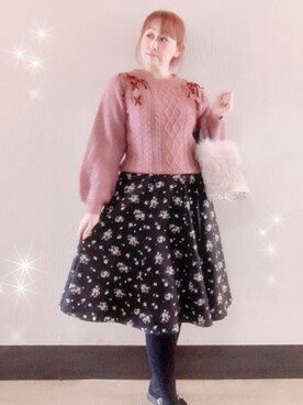 ♡ m i c h i ♡さん（レディース・158cm）の冬コーディネート