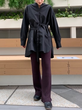 湯浅茉莉香さん（レディース・155cm）の秋コーディネート