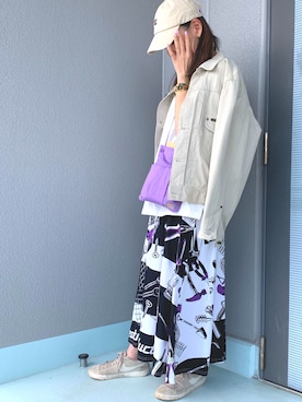 「Lee（リー）のアイテム（ジャケット/アウター）」を使った、アイコさんさん（レディース・158cm）の春コーディネート