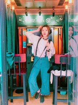 「PRIMARK（プライマーク）のアイテム（シューズ）」を使った、泰瑞莎 Teresa Tuさん（レディース・170cm）の冬コーディネート