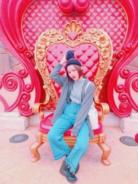 「MARKET（マーケット）のアイテム」を使った、泰瑞莎 Teresa Tuさん（レディース・170cm）の冬コーディネート