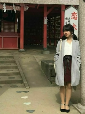 「SpRay PREMIUM（スプレイプレミアム）のアイテム（ダウンジャケット/コート）」を使った、AOI。さん（レディース・153cm）の冬コーディネート