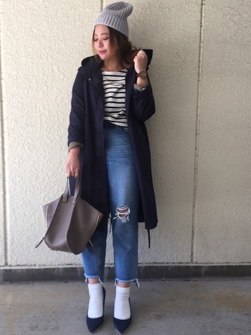 Makiki Guのモッズコートを使ったコーディネート Wear