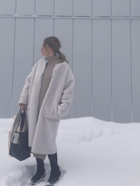 makikiさん（レディース・160cm）の冬コーディネート