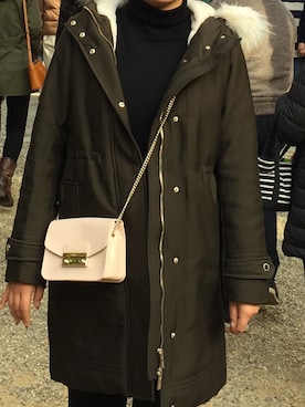 「MORGAN（モルガン）のアイテム（ジャケット/アウター）」を使った、mana_1124さん（レディース・160cm）の冬コーディネート