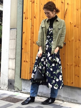 YUKO さん（レディース・156cm）の冬コーディネート