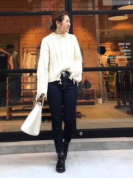 YUKO さん(レディース・156cm)の冬コーディネート