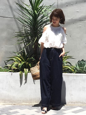 「ショートヘア」｜YUKO さん（レディース・156cm）の春コーディネート