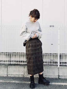 「ポシェット」｜YUKO さん（レディース・156cm）の冬コーディネート