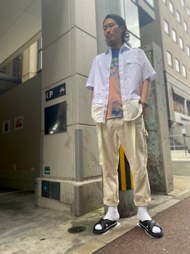 らっつさん（メンズ・183cm）の夏コーディネート