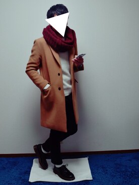 「BLISS POINT（ブリスポイント）のアイテム（ジャケット/アウター）」を使った、TOMさん（メンズ・173cm）の冬コーディネート
