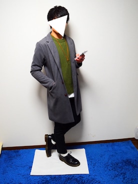 「UNFIT（アンフィット）のアイテム（ジャケット/アウター）」を使った、TOMさん（メンズ・173cm）の冬コーディネート