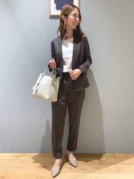 藤田(fujita)さん(レディース・157cm)の秋コーディネート