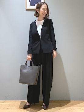 藤田（fujita）さん（レディース・157cm）の冬コーディネート