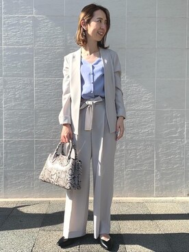 藤田（fujita）さん（レディース・157cm）の春コーディネート