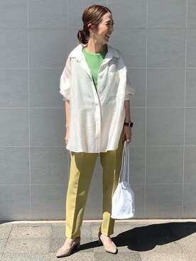 「1_OF MINE」｜藤田（fujita）さん（レディース・157cm）の春コーディネート