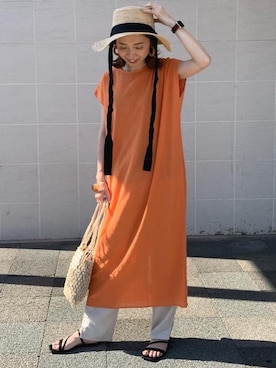「【全社タグに統合】Relax」｜藤田（fujita）さん（レディース・157cm）の春コーディネート