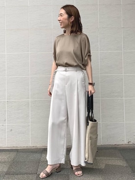 藤田（fujita）さん（レディース・157cm）の春コーディネート