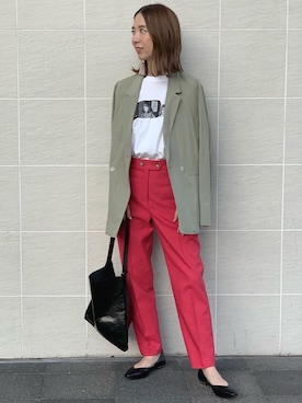 藤田（fujita）さん（レディース・157cm）の春コーディネート