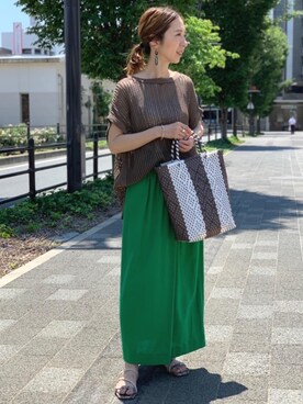 「【全社タグに統合】Relax」｜藤田（fujita）さん（レディース・157cm）の春コーディネート