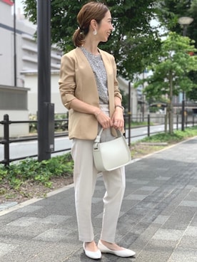 藤田（fujita）さん（レディース・157cm）の春コーディネート