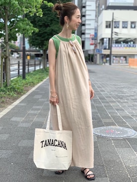 藤田（fujita）さん（レディース・157cm）の夏コーディネート