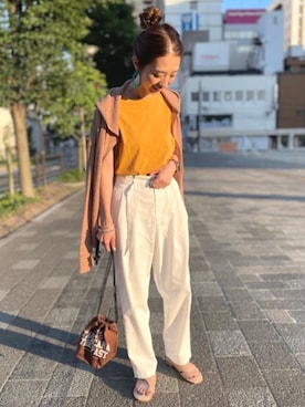 藤田(fujita)さん(レディース・157cm)の夏コーディネート