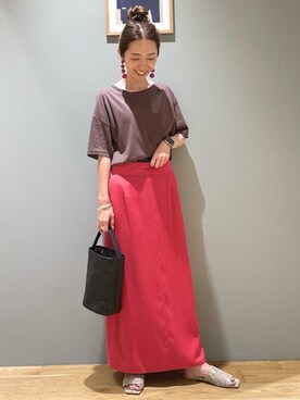 藤田(fujita)さん(レディース・157cm)の夏コーディネート