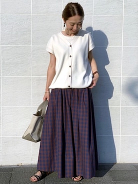 藤田（fujita）さん（レディース・157cm）の夏コーディネート