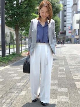 藤田（fujita）さん（レディース・157cm）の夏コーディネート