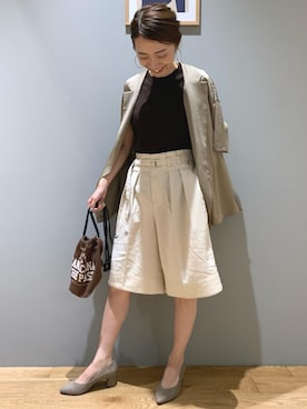 藤田(fujita)さん(レディース・157cm)の夏コーディネート