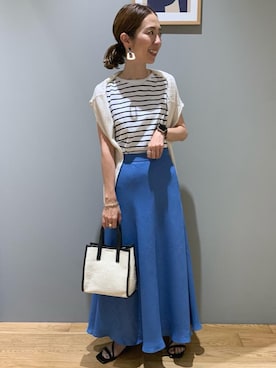 藤田（fujita）さん（レディース・157cm）の夏コーディネート