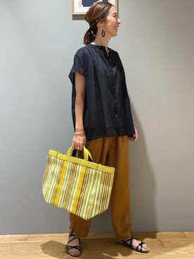 藤田（fujita）さん（レディース・157cm）の夏コーディネート