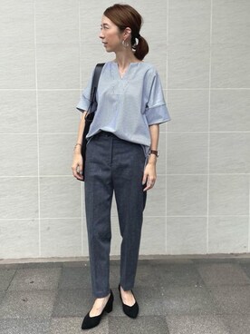 藤田（fujita）さん（レディース・157cm）の夏コーディネート