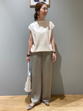 藤田(fujita)さん(レディース・157cm)の夏コーディネート