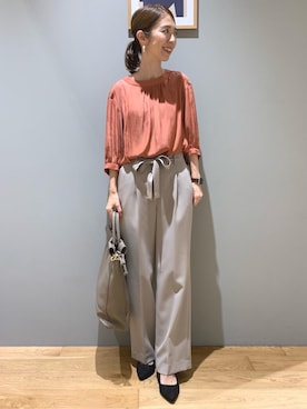 藤田(fujita)さん(レディース・157cm)の夏コーディネート