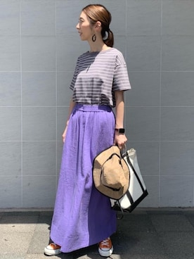藤田（fujita）さん（レディース・157cm）の夏コーディネート