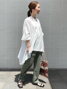 藤田（fujita）さん（レディース・157cm）の夏コーディネート