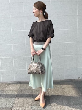 藤田（fujita）さん（レディース・157cm）の夏コーディネート