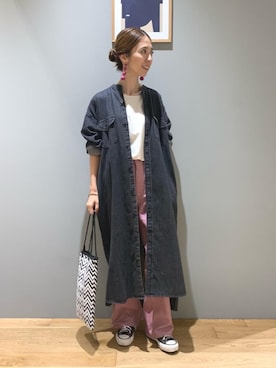 藤田（fujita）さん（レディース・157cm）の夏コーディネート