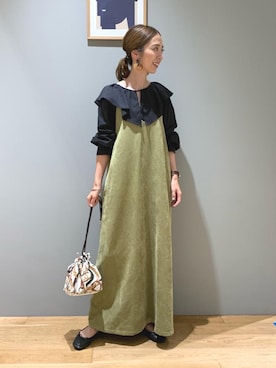 藤田（fujita）さん（レディース・157cm）の秋コーディネート