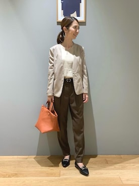 藤田(fujita)さん(レディース・157cm)の秋コーディネート