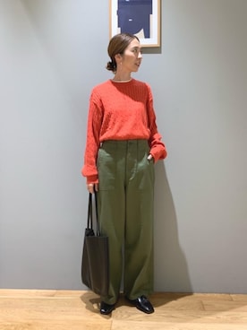 藤田(fujita)さん(レディース・157cm)の秋コーディネート