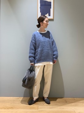 「TRICOTS JEAN MARC（トリコットジーンマルク）のアイテム（ニット/セーター）」を使った、藤田（fujita）さん（レディース・157cm）の秋コーディネート