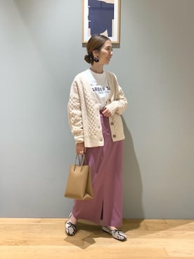 藤田（fujita）さん（レディース・157cm）の秋コーディネート