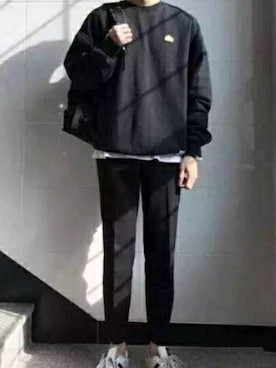 「日常」｜「アイテム（スラックス）」を使った、疯叶蓝さん（メンズ・178cm）の夏コーディネート