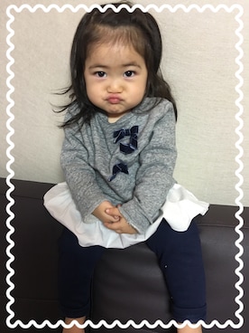 tsunaさん（キッズ・70cm）の冬コーディネート