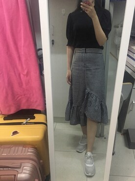 「Etam（エタム）のアイテム」を使った、南宫さん（レディース・165cm）の夏コーディネート