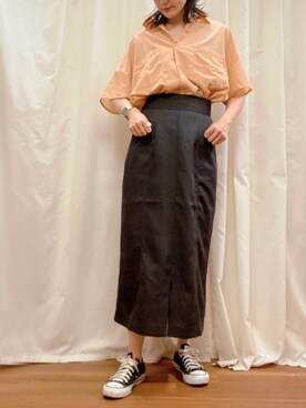 MAEDA KANAさん(レディース・163cm)の夏コーディネート