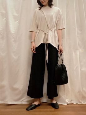 MAEDA KANAさん（レディース・163cm）の夏コーディネート